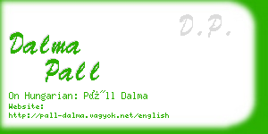 dalma pall business card